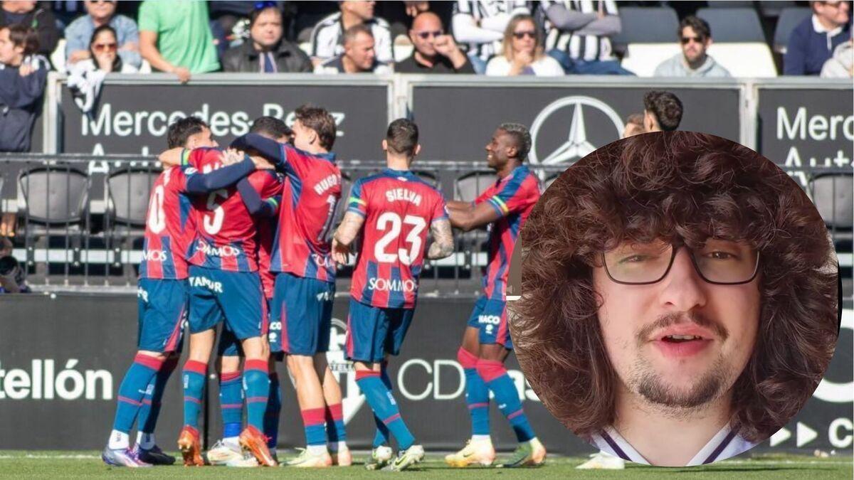 El viral tiktoker, The United Strand, presneció el pasado Castellón-Huesca (4-1) en Castalia