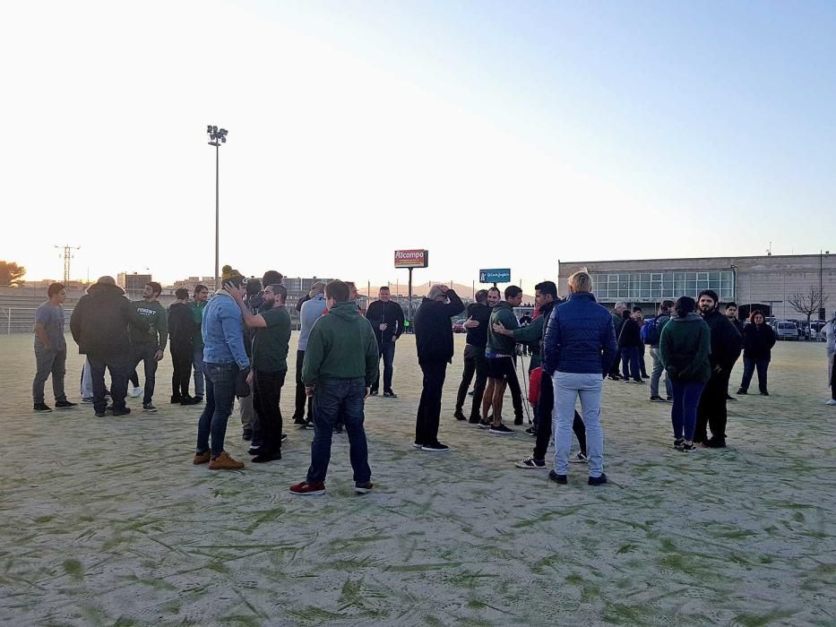 Rugby Club Ponent de Palma guarda un minuto de silencio en recuerdo del legionario mallorquín fallecido