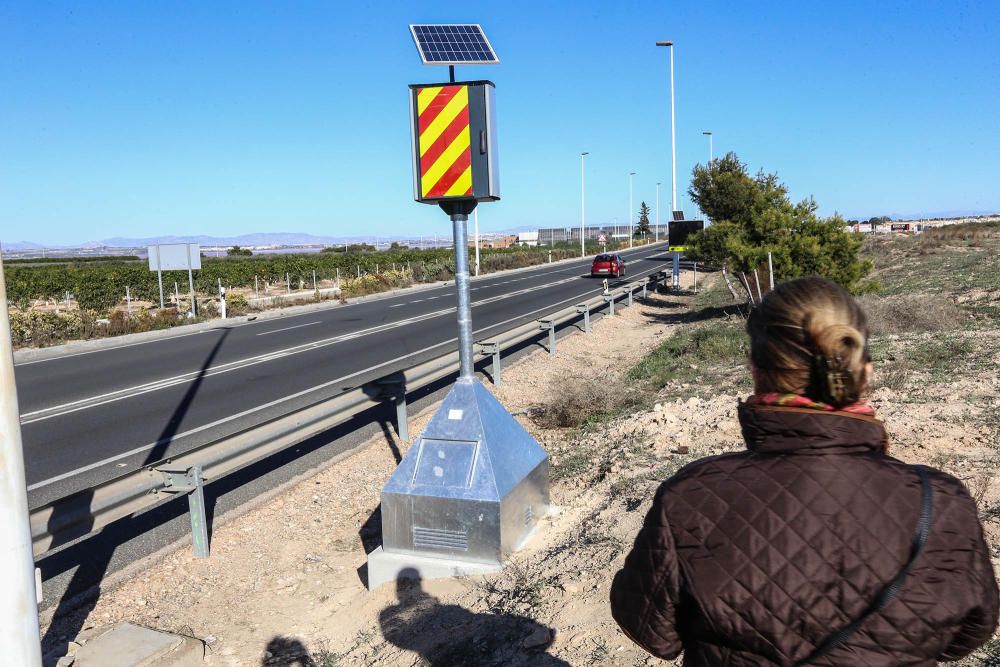 Radar del punto negro del kilómetro 54 de la N-332 a su paso por Torrevieja