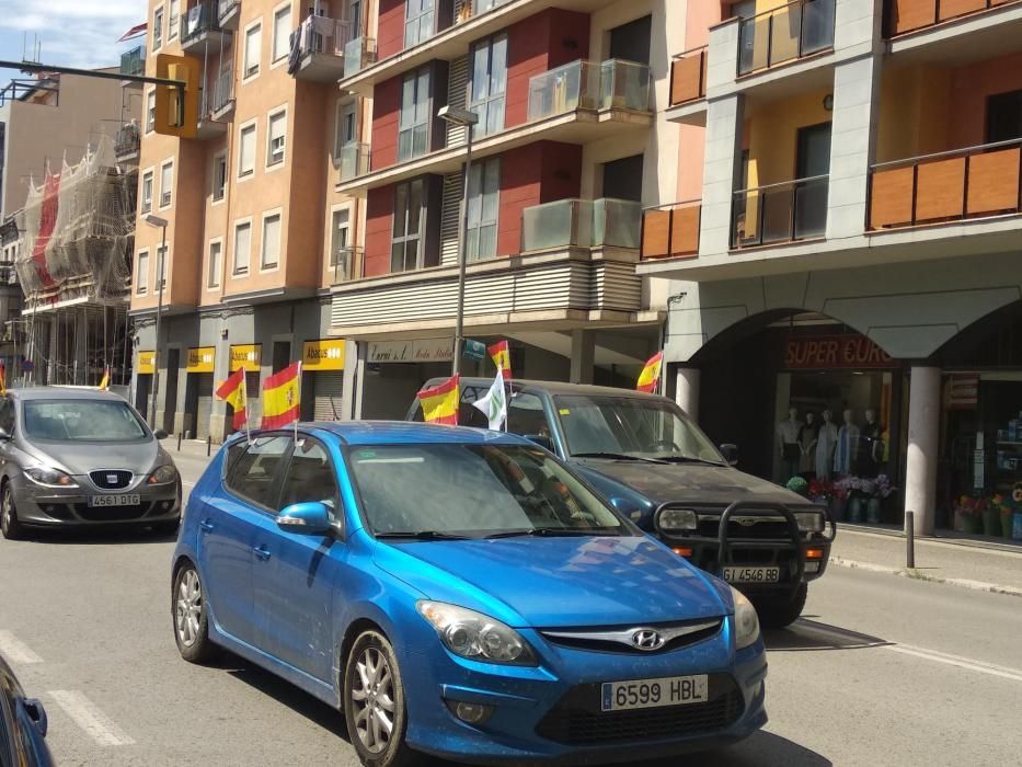 Manifestació en cotxe de Vox