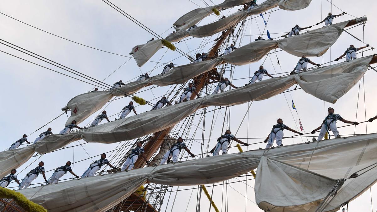 Comienzan a llegar a A Coruña los veleros de la Tall Ships Races.
