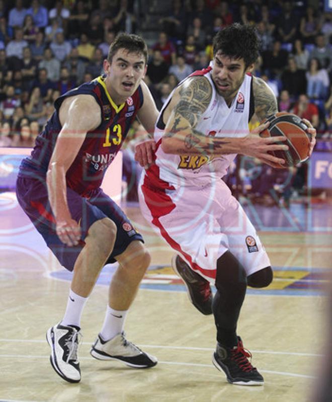 FC Barcelona, 63 - Olympiacos, 76