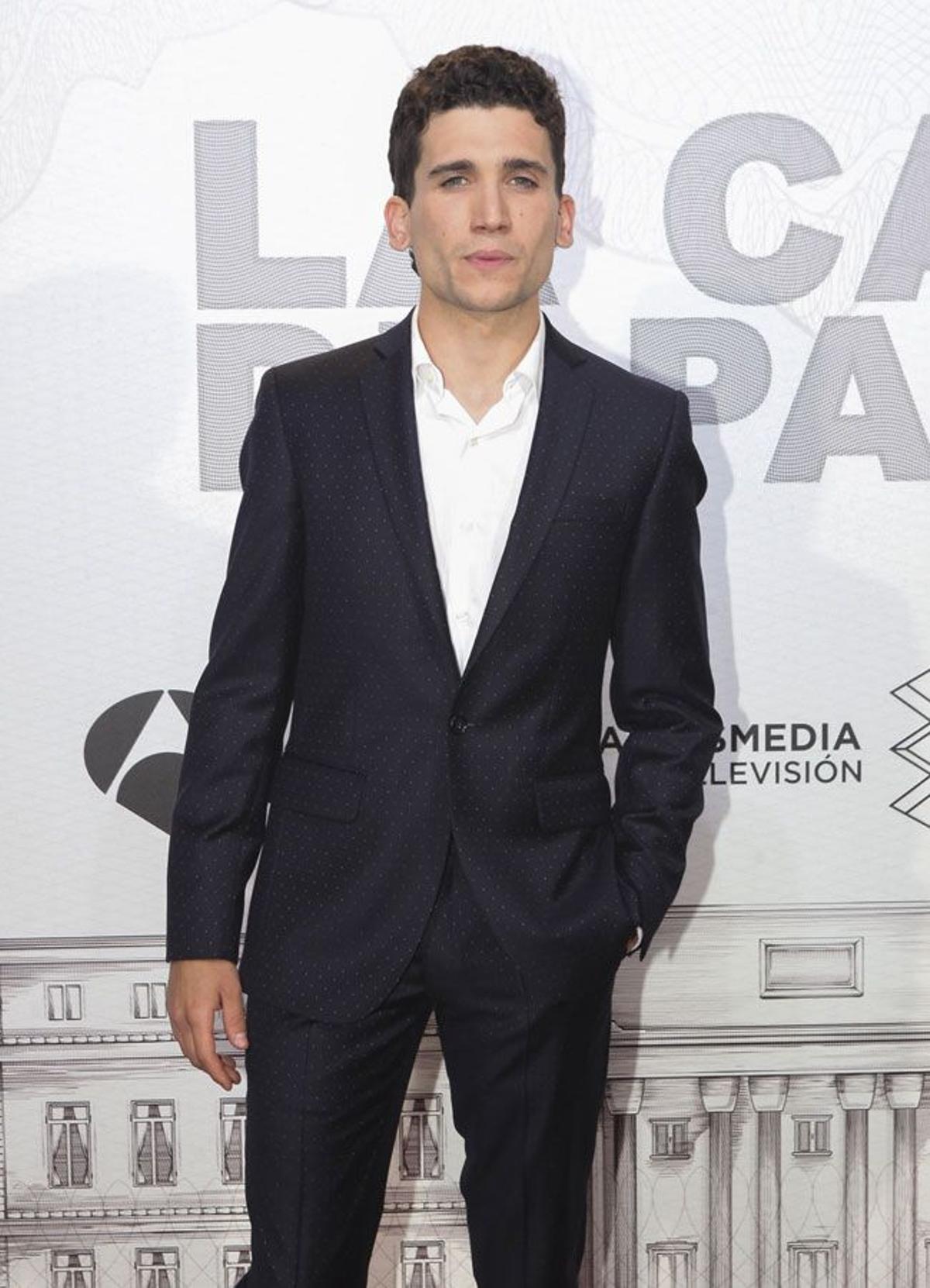 Premiere de 'La Casa de Papel': el actor Jaime Lorente