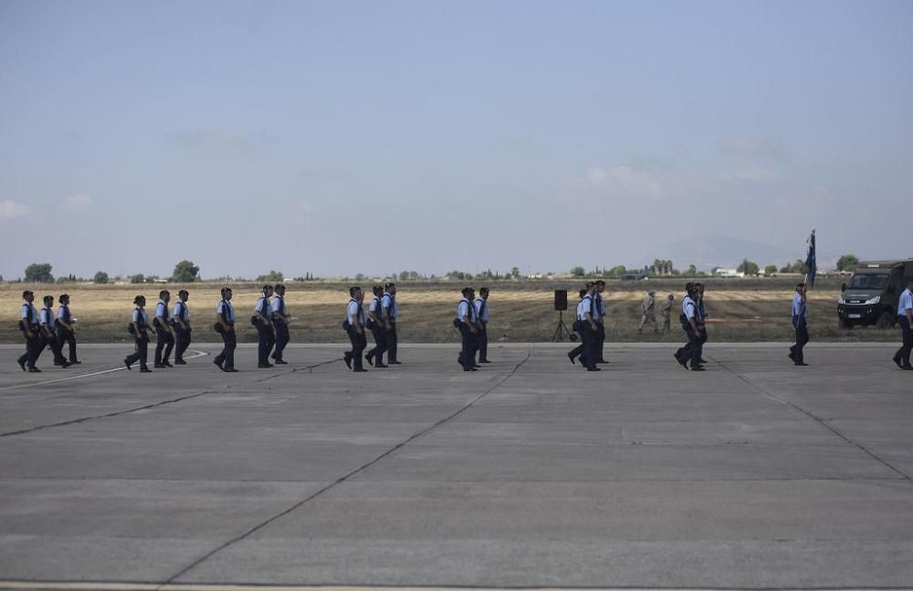 Acto de relevo de mando de la Base Aérea de Alcantarilla