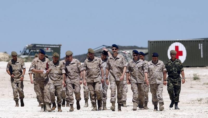 Felipe VI en Centro Nacional de Adiestramiento San Gregorio