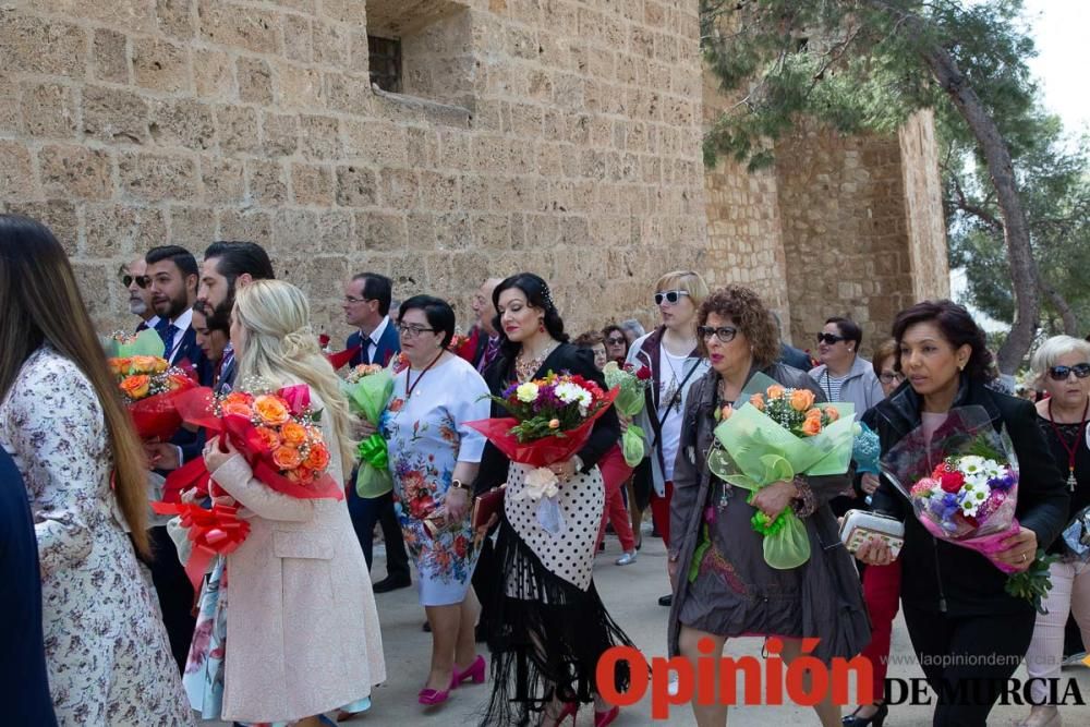 Ofrenda de flores en Caravaca