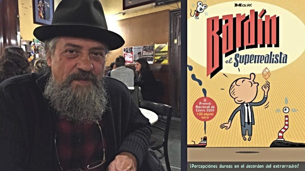 Max, autor del libro  ‘Bardín el superrealista.  Edición 30º aniversario’.