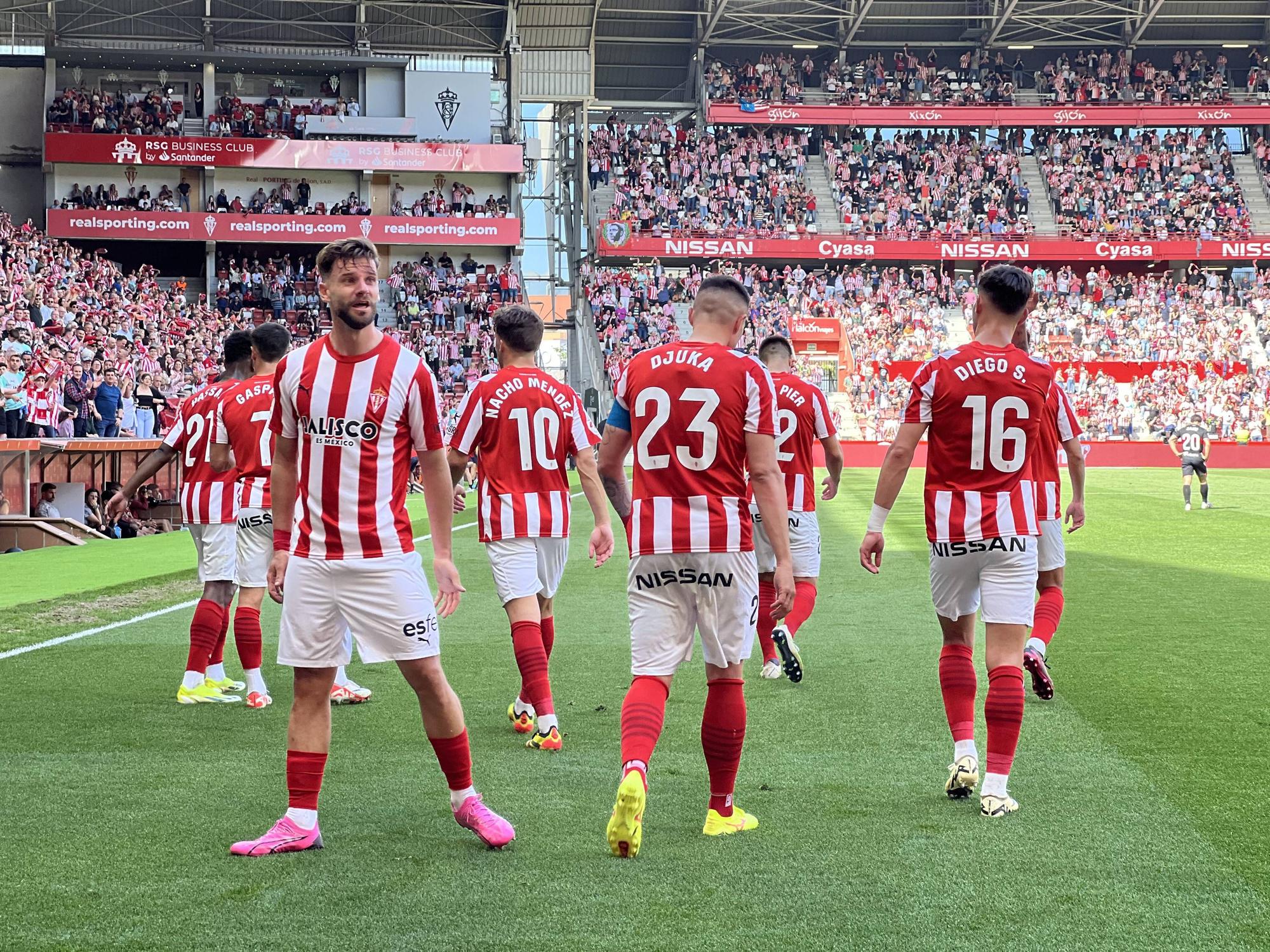 Así fue el partido entre el Sporting y el Cartagena