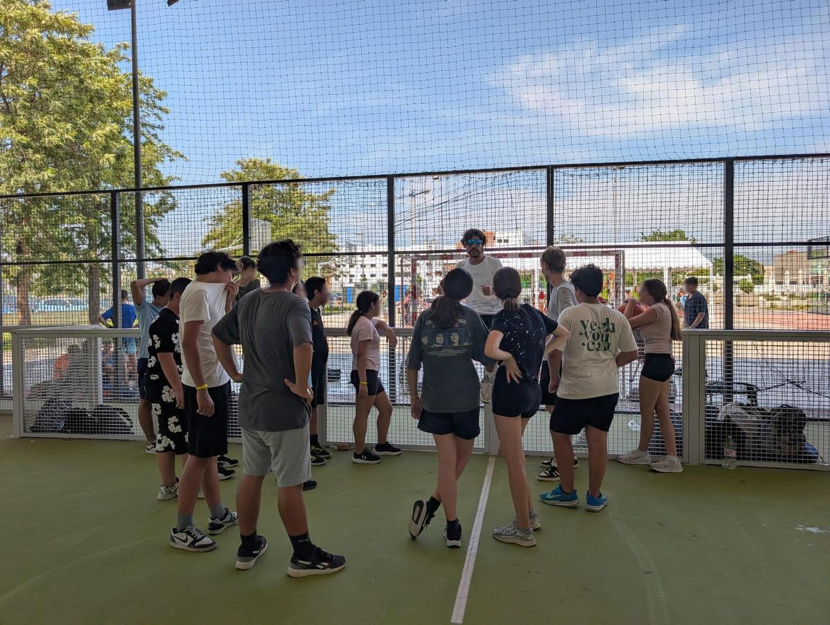 Una actividad deportiva para los jóvenes.