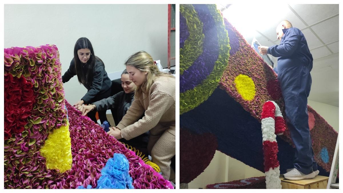 La comisión lleva a cabo una intensa labor para conseguir un conjunto que brille en el recorrido.