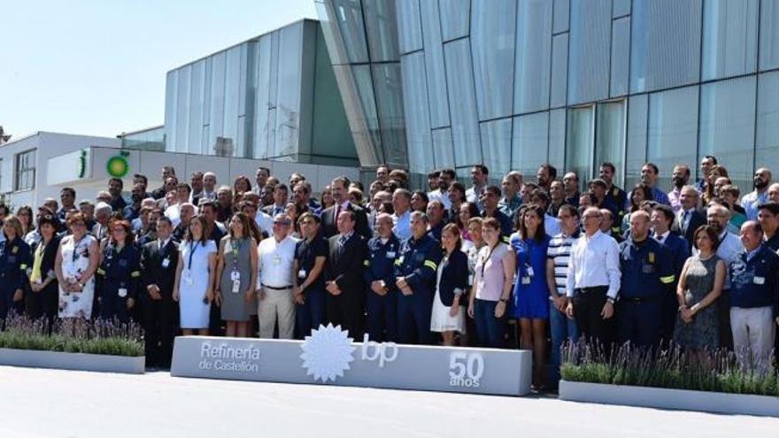 El Rey preside el acto institucional del 50º aniversario de BP en Castellón