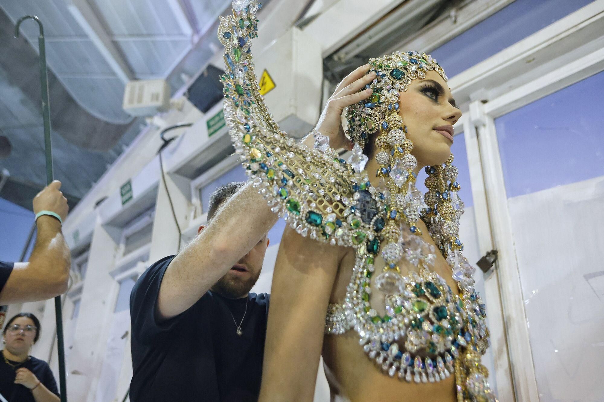 Backstage de la Gala de la Reina de Santa Cruz de Tenerife