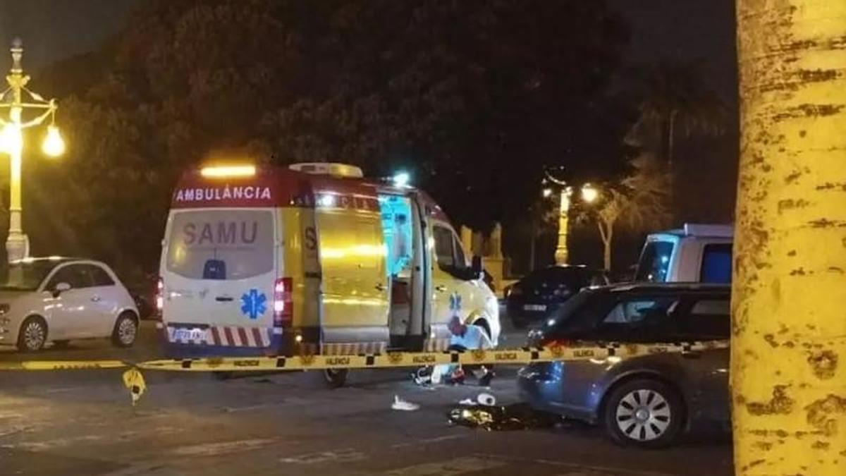 Accidente mortal con patinete en València en marzo del año pasado.