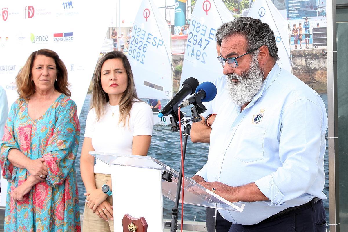 Manuel Villaverde, presidente de la Federación Galega de Vela.