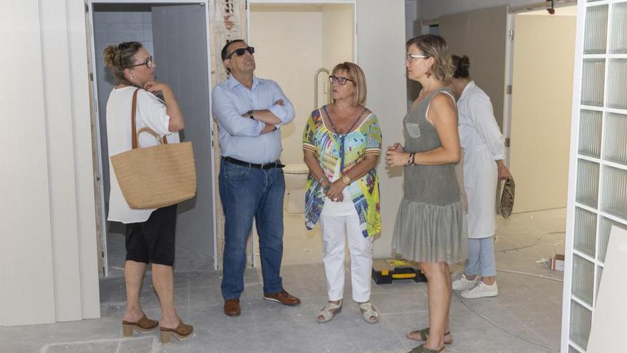 Visita de las autoridades a las obras.