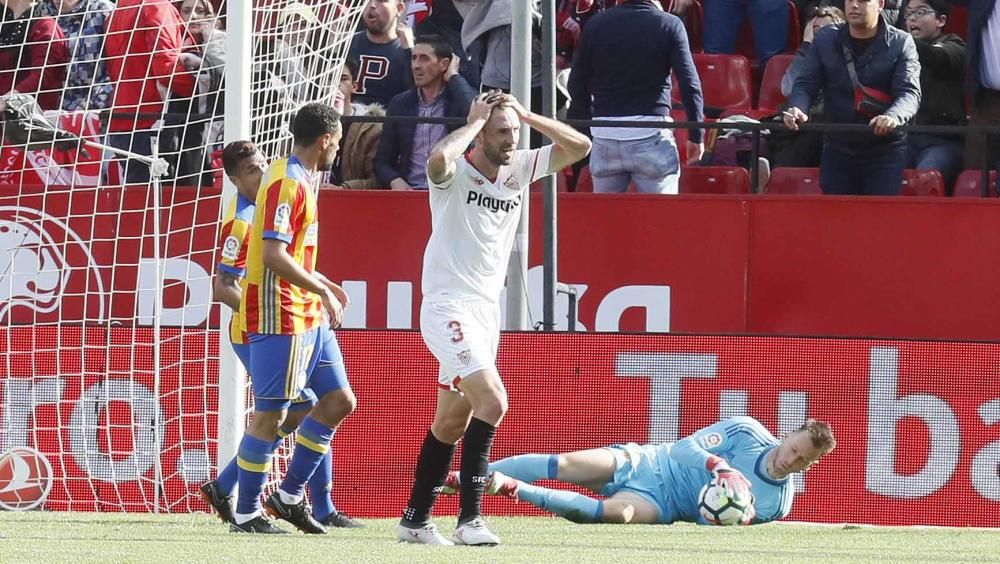 Sevilla - Valencia, en imágenes