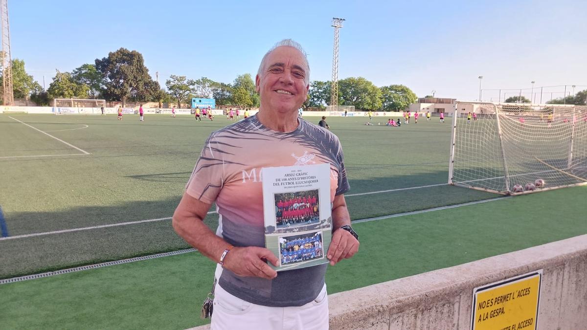 Joan Quintana, autor del libro ‘1923/2023 Arxiu gràfic de 100 anys d’història el fútbol llucmajorer’