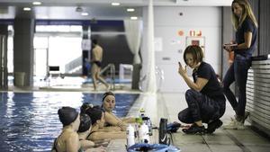 La seleccionadora Mayuko Fujiki, en una imagen de archivo, en un entrenamiento en el CAR de Sant Cugat