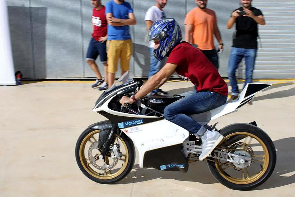 Prototipo de moto diseñado por alumnos de la Universidad Miguel Hernández