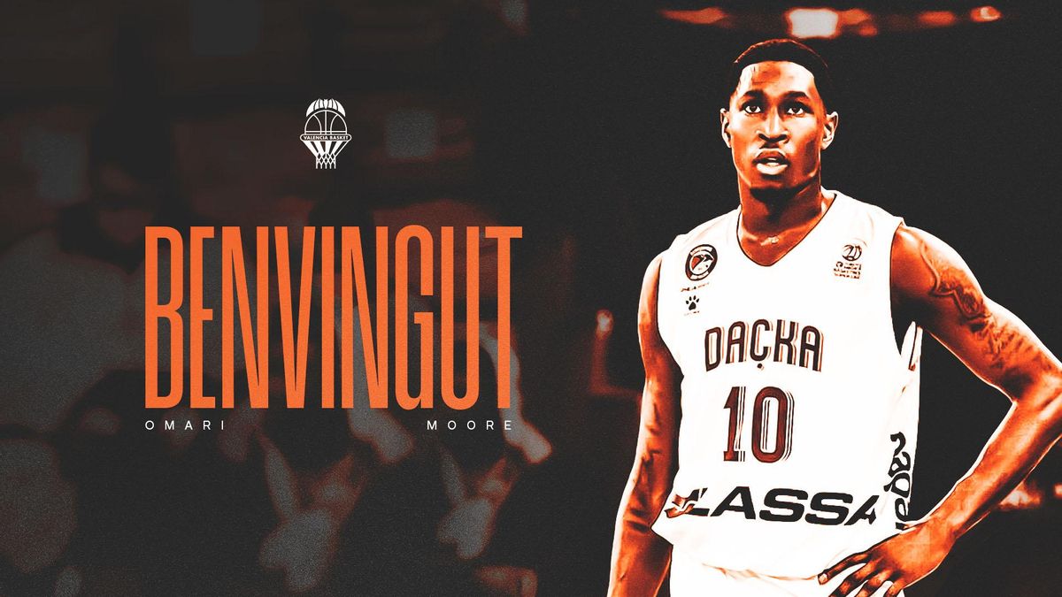 El Valencia Basket ha llegado a un acuerdo con el combo norteamericano Omari Moore (1,98m, Pasadena (California), 18/09/2000, 24 años) para que se incorpore a nuestra plantilla profesional masculina para la temporada 2025-26.