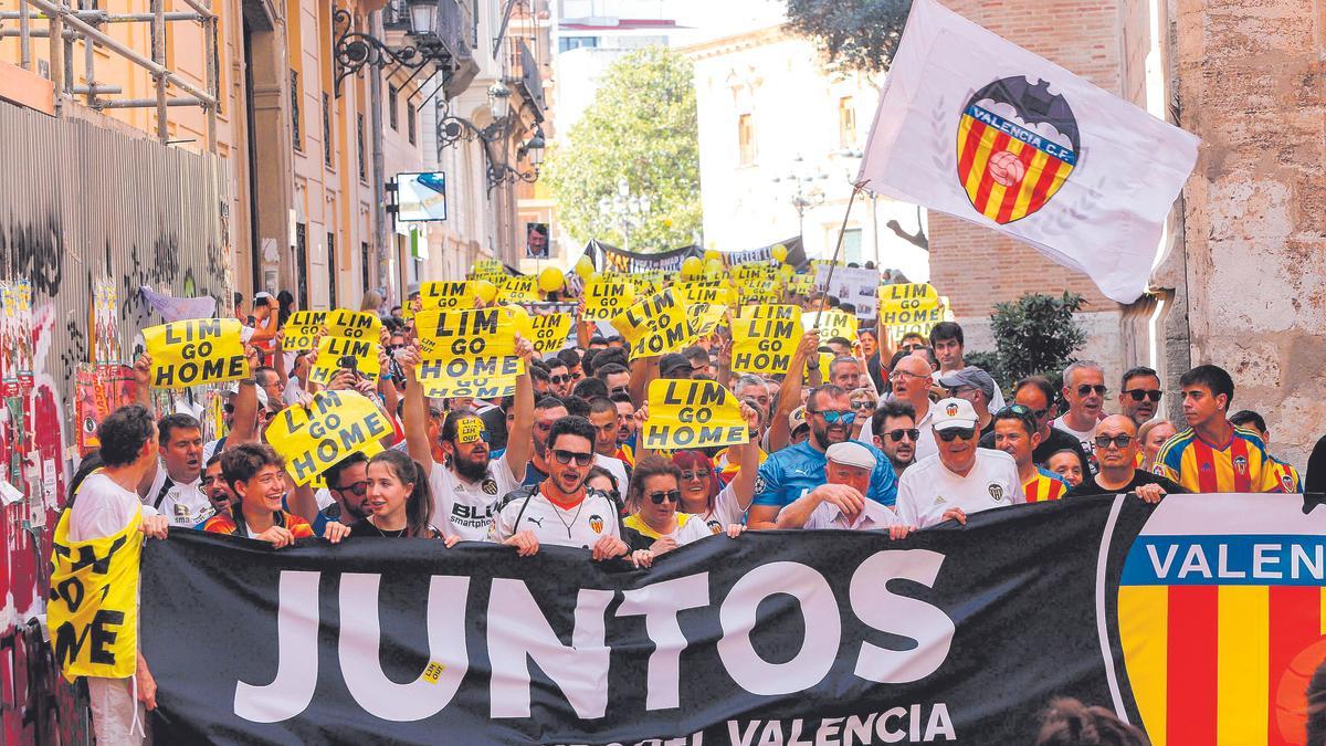 Valencia CF: La última manifestación contra Meriton