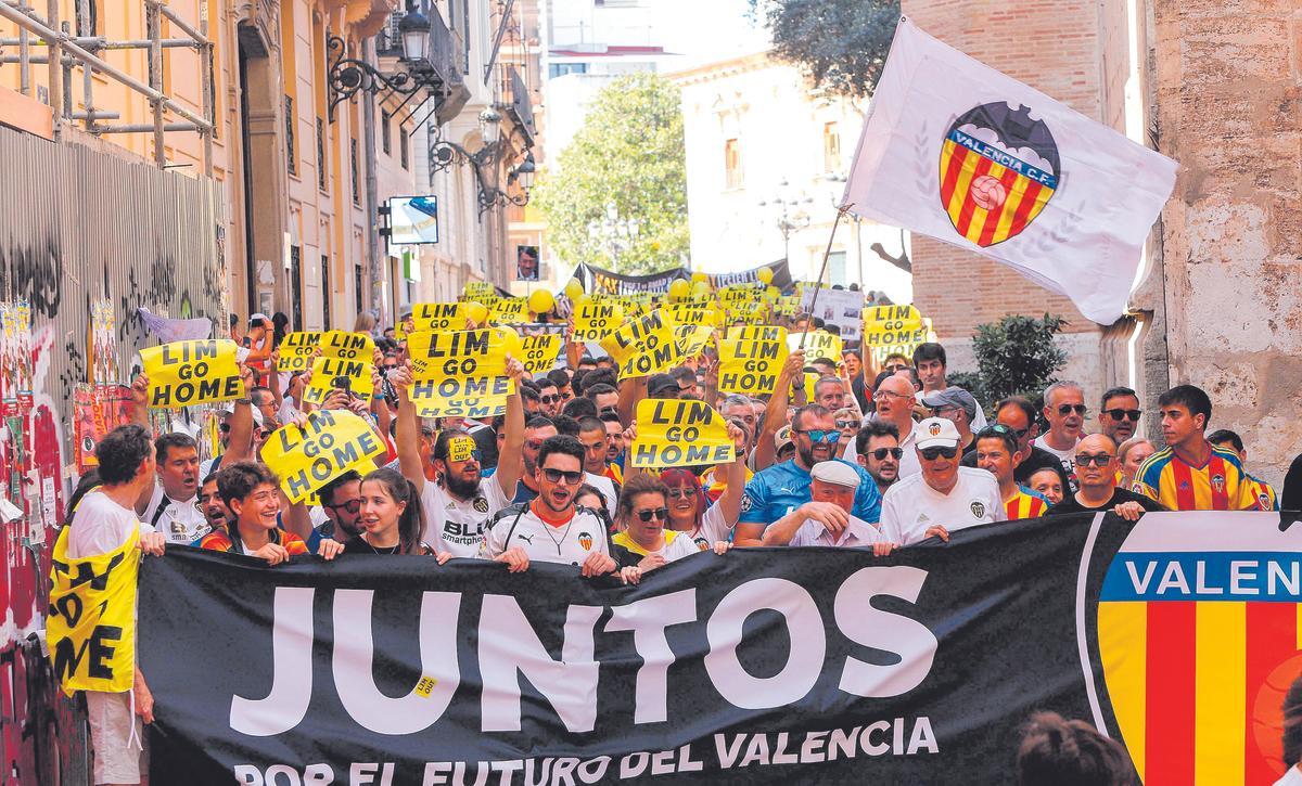 Valencia CF: La última manifestación contra Meriton