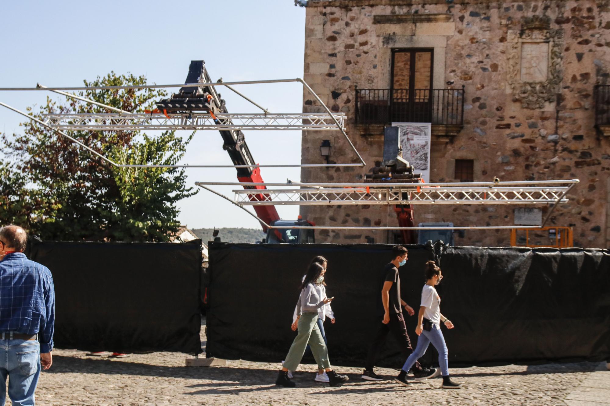 El rodaje de la precuela de 'Juego de tronos' en Cáceres, en imágenes