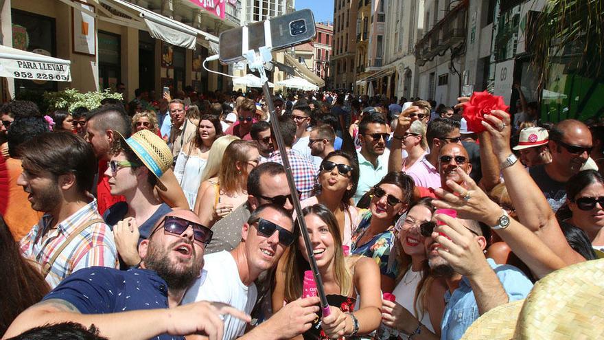 Ambiente en la Feria de Málaga el año pasado.