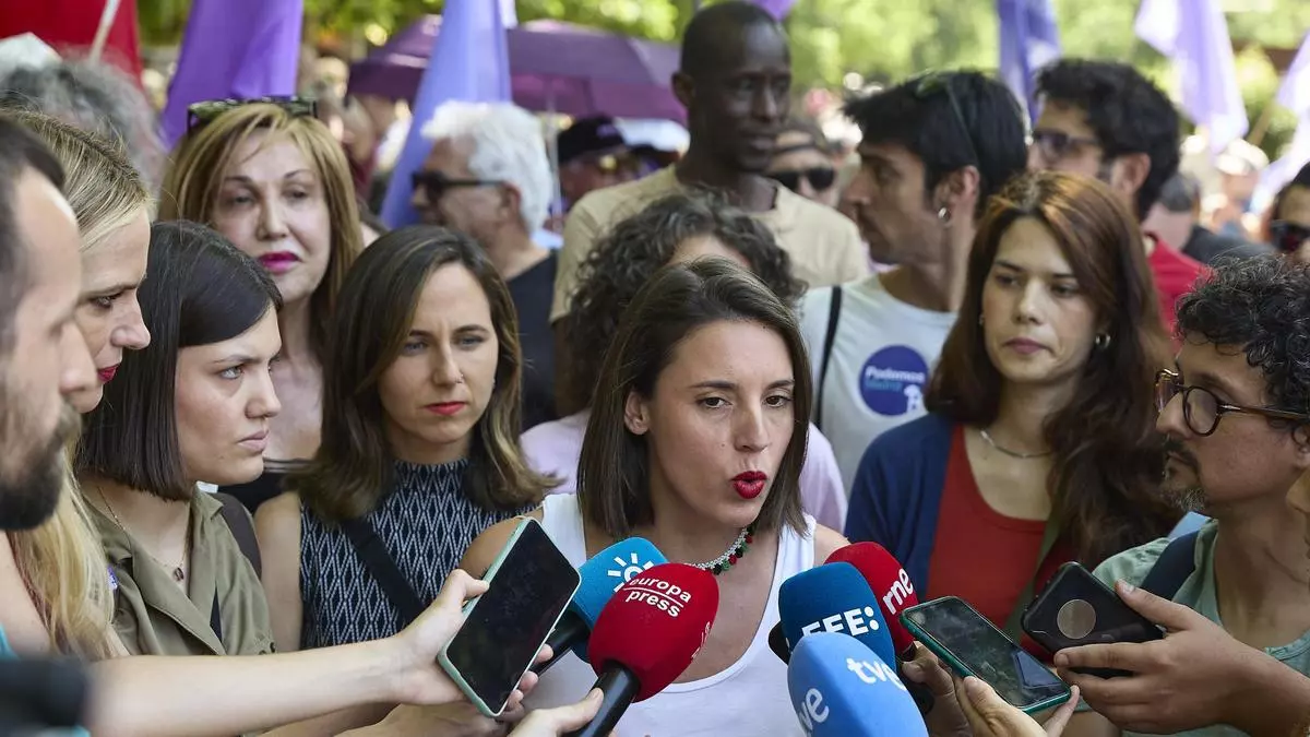 Irene Montero asegura que el Ejecutivo asumirá el incremento de gasto en defensa "sin rechistar"