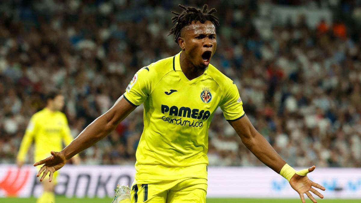 Chukwueze hizo un doblete en el Santiago Bernabéu