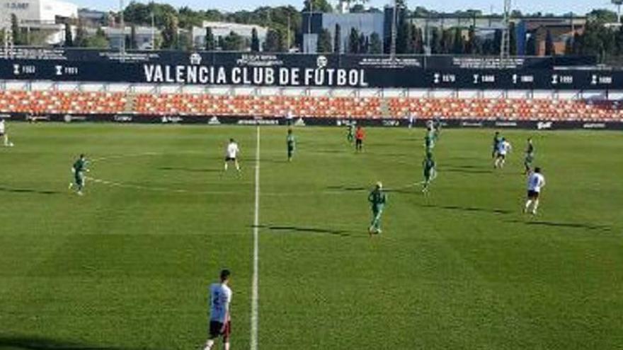 Derrota del Castellón en el amistoso ante el Valencia B (2-0)