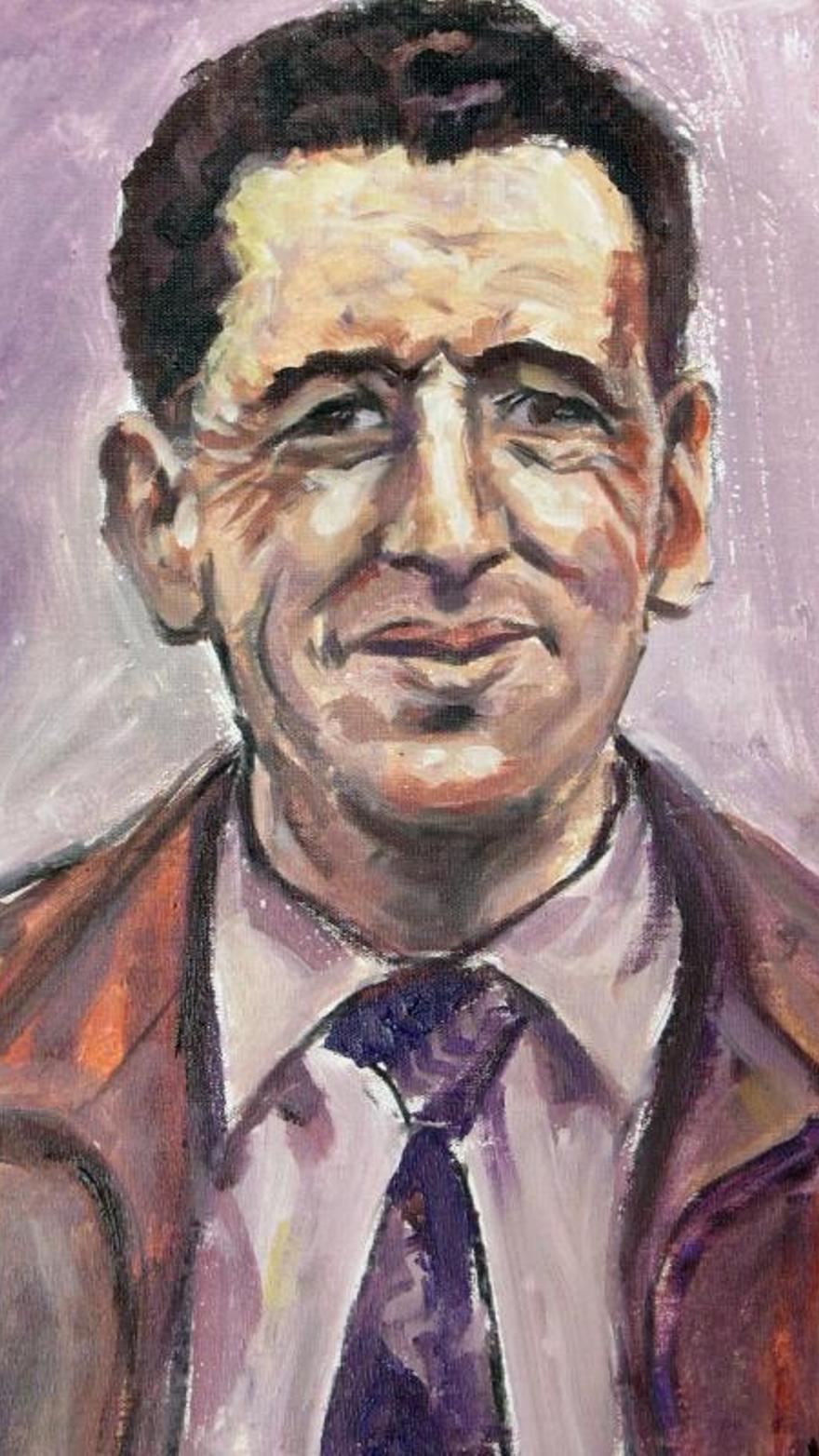 Un retrato de José Lis, alcalde de Meaño en el año de la algarada.   | // T.H