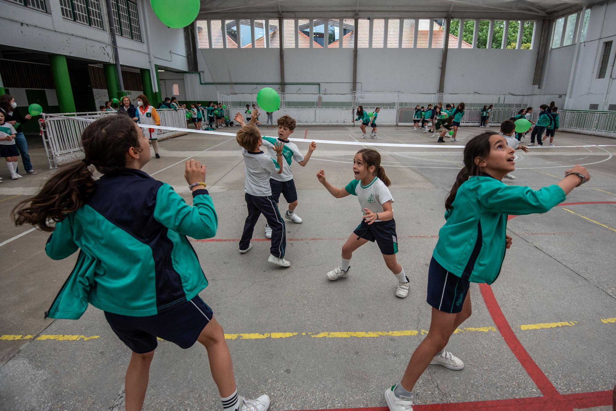 La reconquista del patio de recreo en los colegios de A Coruña