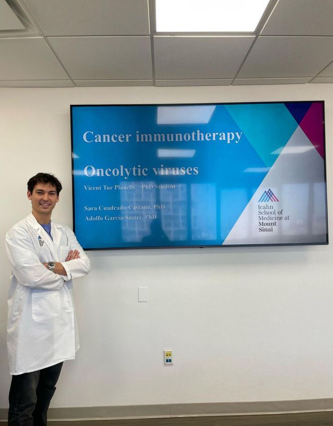 Vicent Tur, estudiant eivissenc d’un doctorat als Estats Units: «A Nova York, et claven seixanta dòlars per quatre cerveses»