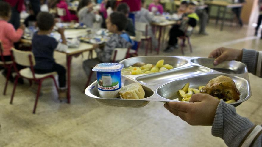 Comedor escolar en un centro Caes de la provincia.