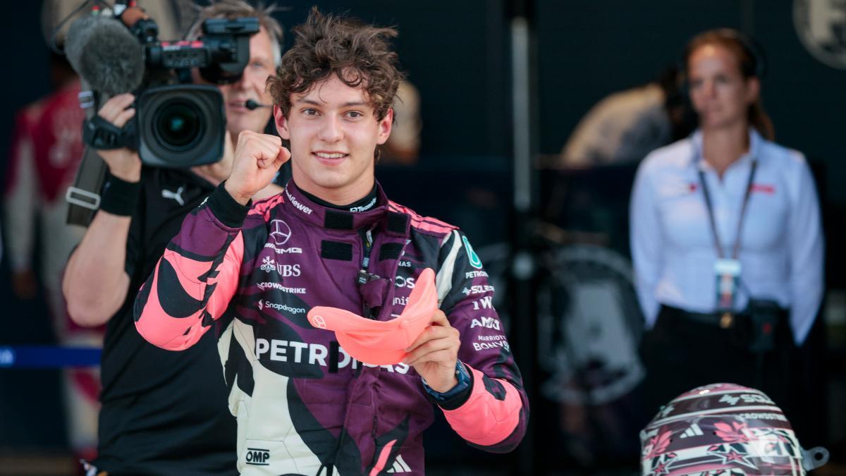 El rookie Kimi Antonelli está brillando en su primer año en Mercedes