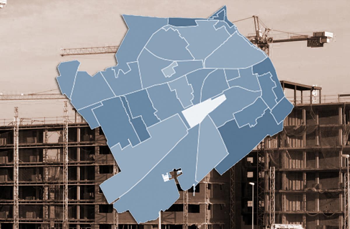 Mapa del preu actual de la vivenda a l’Hospitalet per zones (amb dades del cadastre)