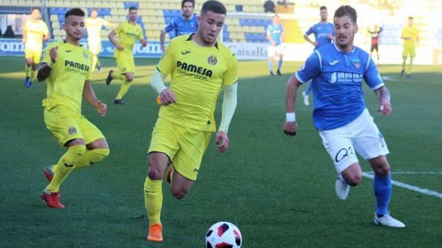 El Villarreal B superó al Lleida Esportiu en el Mini Estadi de Miralcamp.