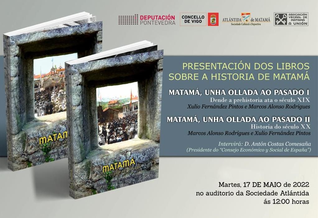 Los libros recorren diferentes épocas de la historia de la parroquia viguesa de Matamá.