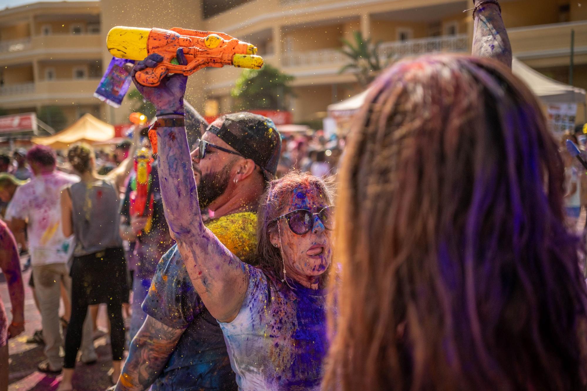 Celebración del Holi en Adeje