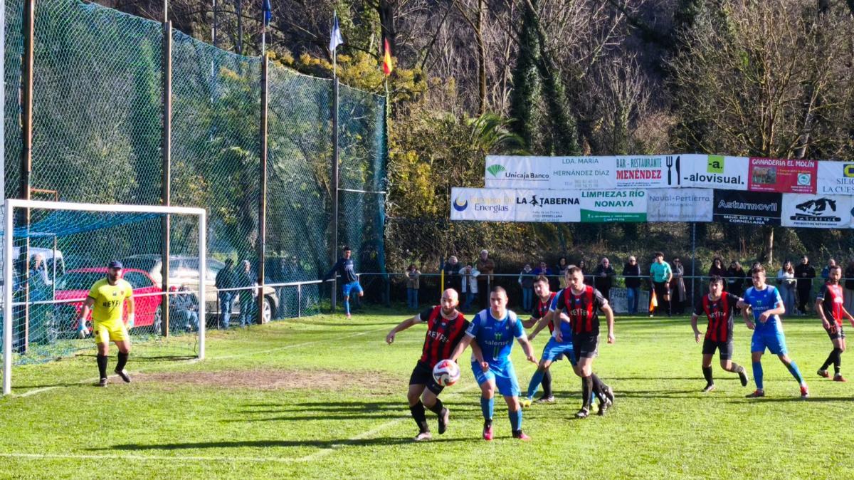 Otra imagen del partido en Vistalegre.