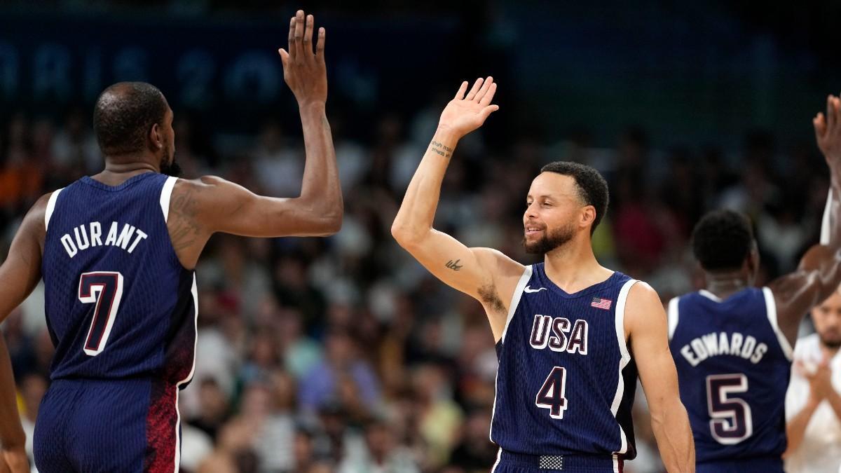 Kevin Durant y Stephen Curry, en los Juegos Olímpicos