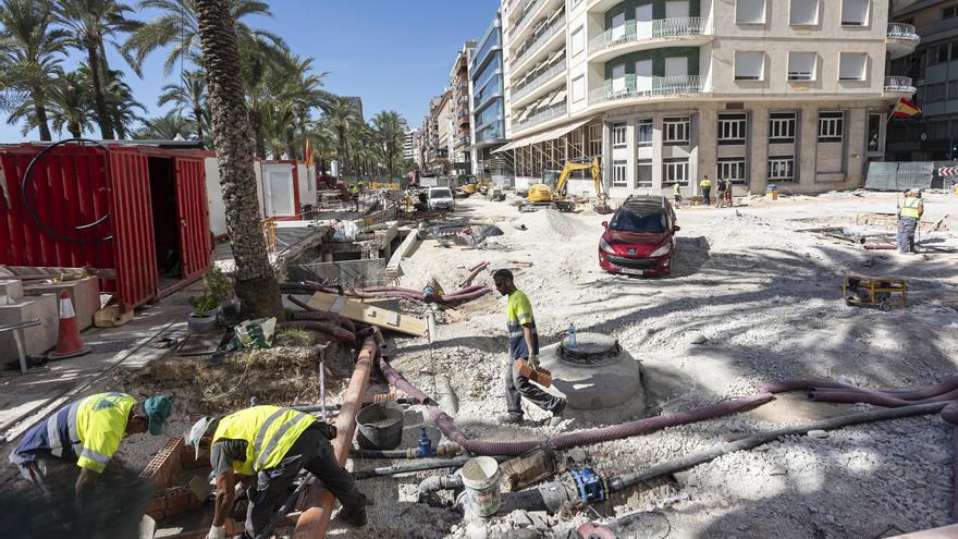 Los constructores culpan al bajo importe de los contratos de los retrasos en las obras públicas de Alicante