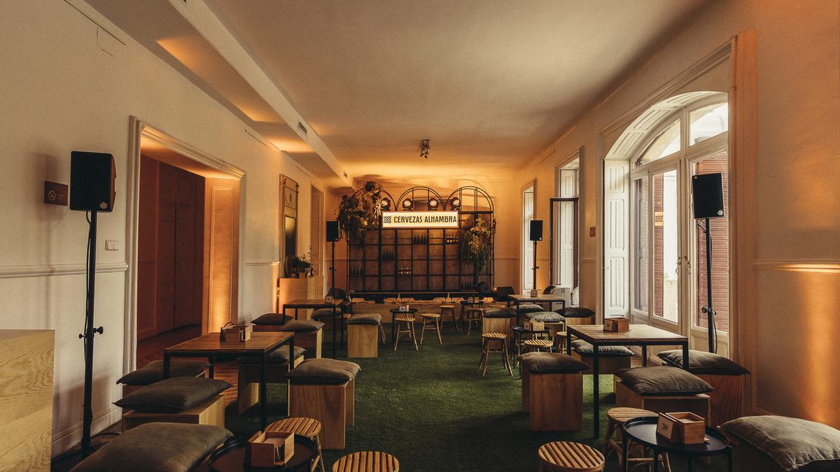 Salón principal Jardín Cervezas Alhambra Madrid