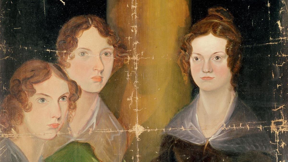 Las hermanas Brontë, pintadas por su hermano Branwell, en 1834.