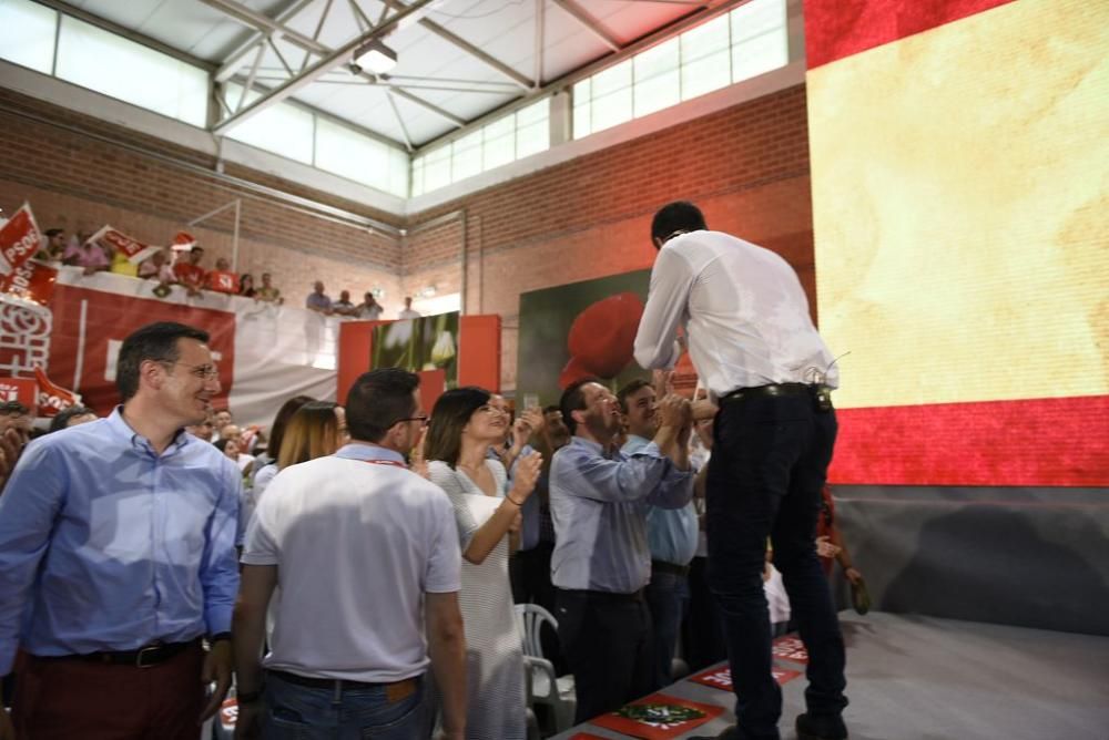 Mitin de Pedro Sánchez en Murcia