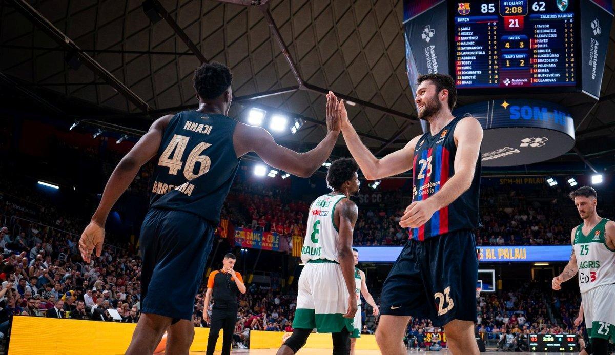 La segunda unidad del Barça también funcionó ante el Zalgiris