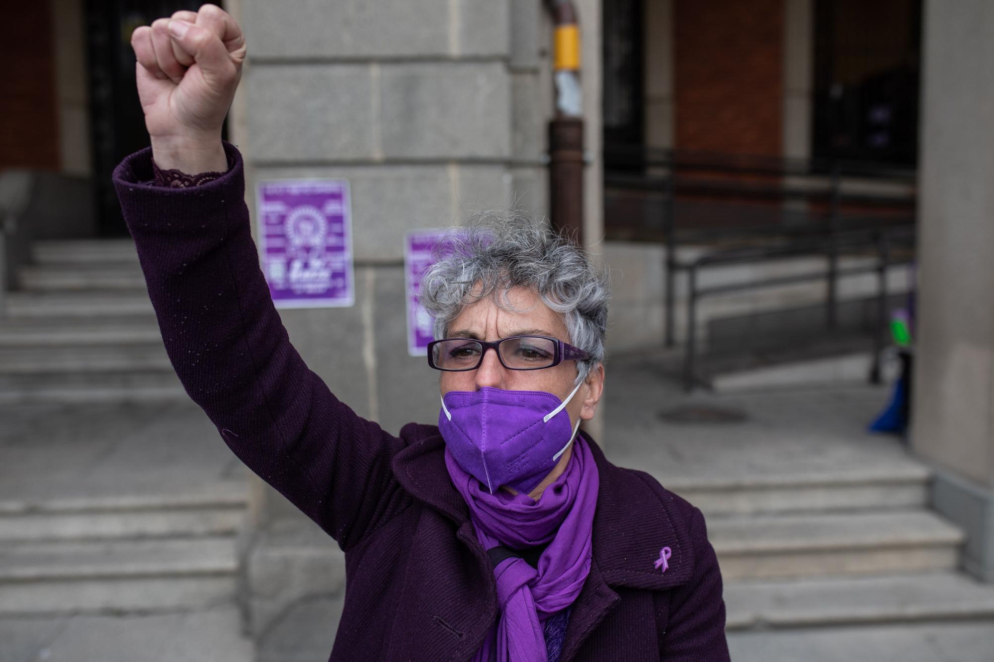 GALERÍA | Concentración de la Asamblea de Mujeres por el 8M en Zamora