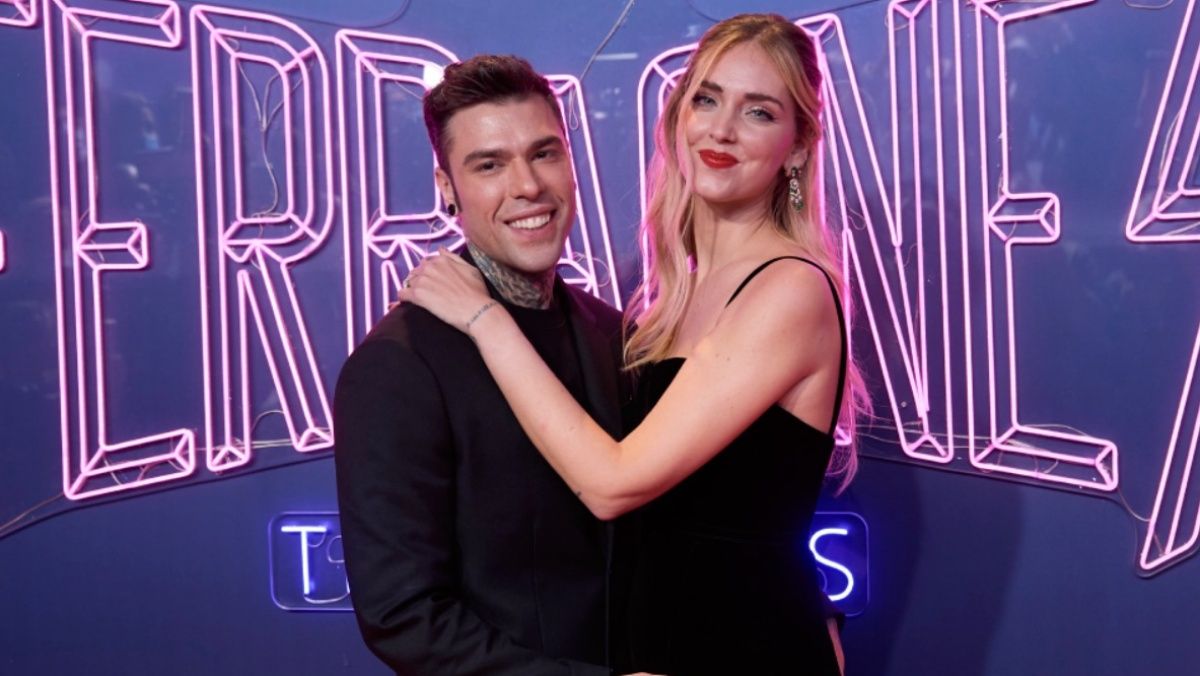 Fedez y Chiara Ferragni en la presentación de 'The Ferragnez'