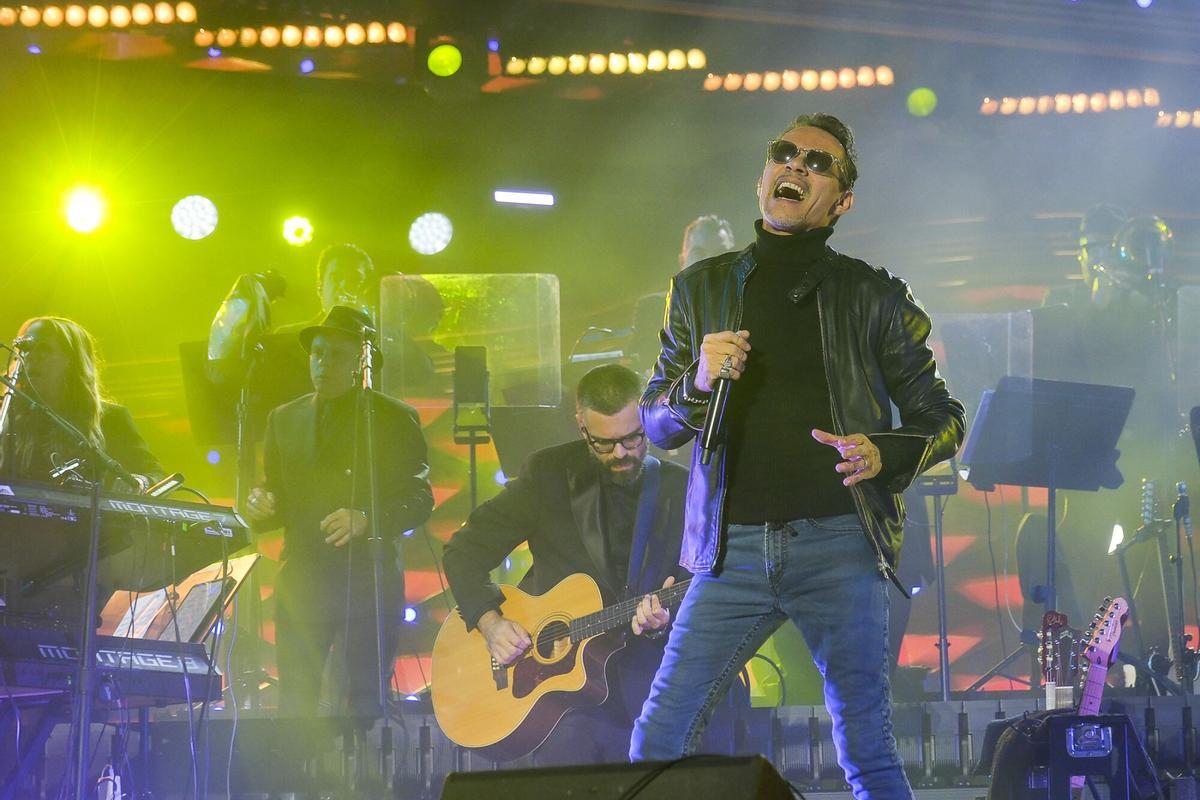 27-02-2026 LAS PALMAS DE GRAN CANARIA. Carnaval. Concierto Marc Anthony  | 27/02/2026 | Fotógrafo: Andrés Cruz